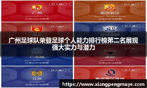 广州足球队荣登足球个人能力排行榜第二名展现强大实力与潜力