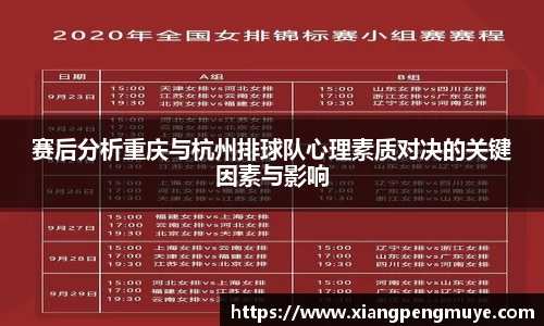 赛后分析重庆与杭州排球队心理素质对决的关键因素与影响